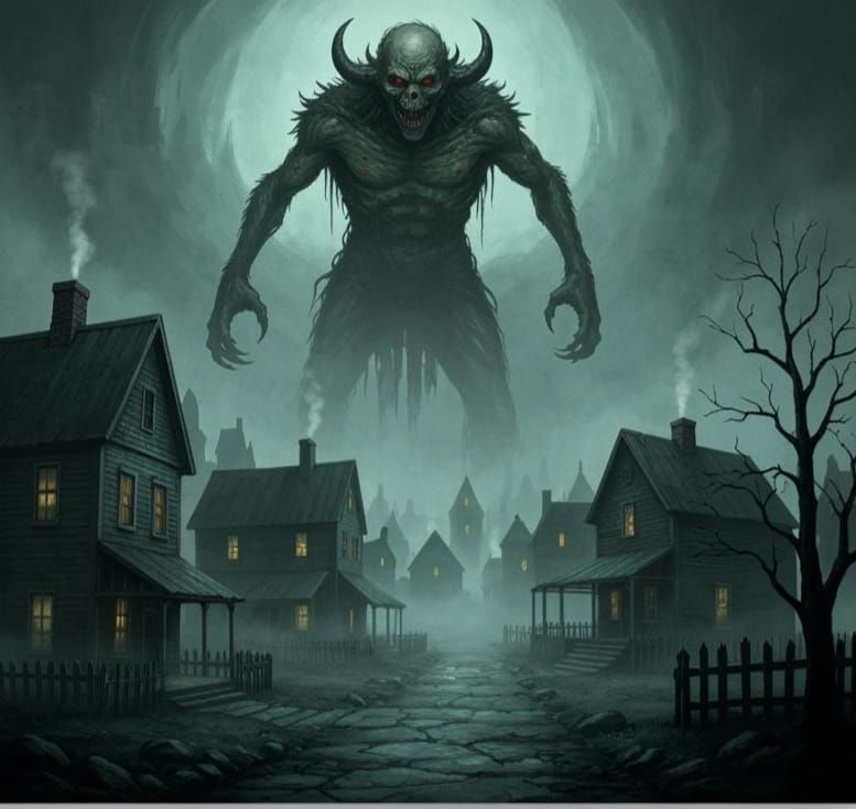 Gentle Monster Petting Doe: Post-Impressionist Oil Painting