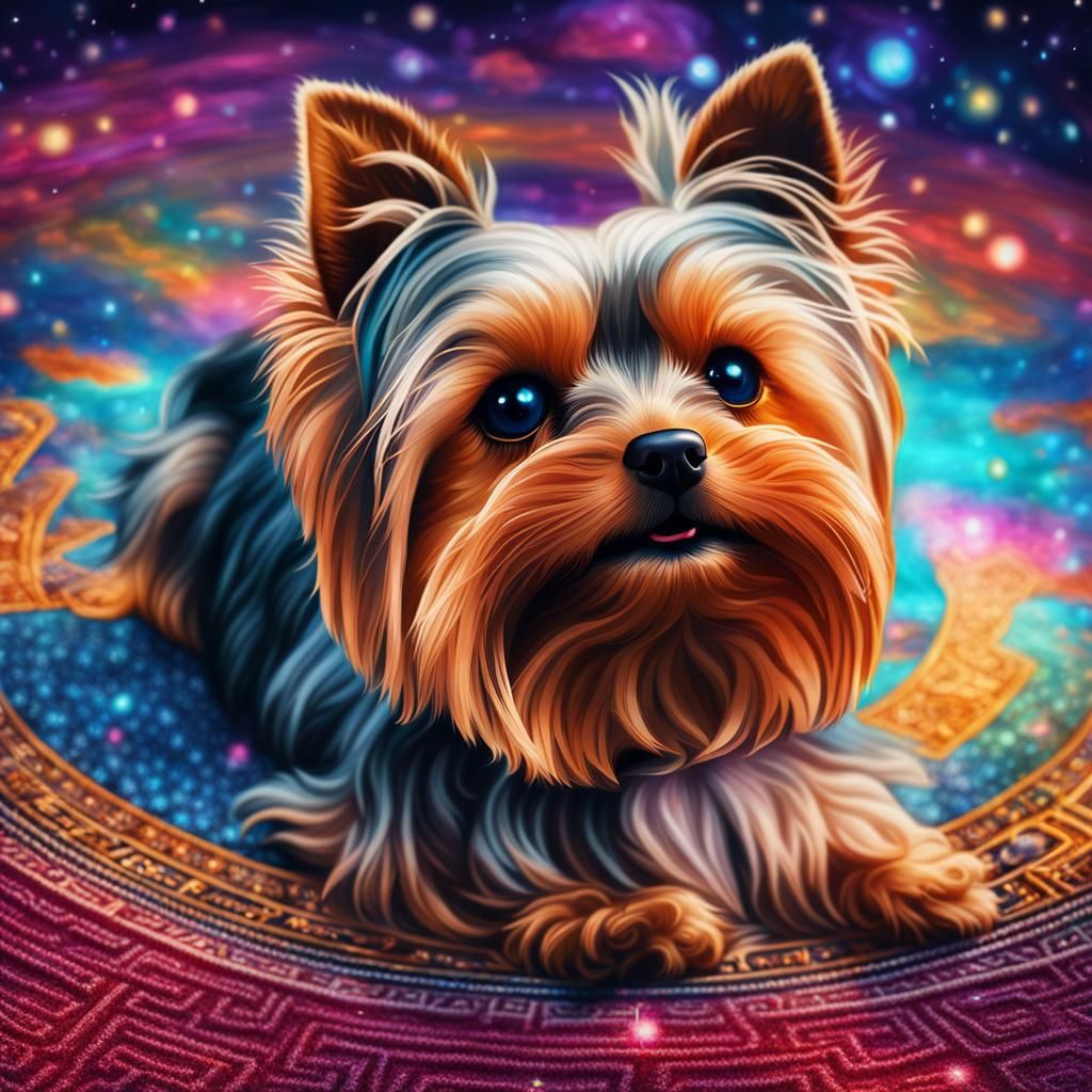 Yorkie Rolls: Holographic Cosmic Mixed Media