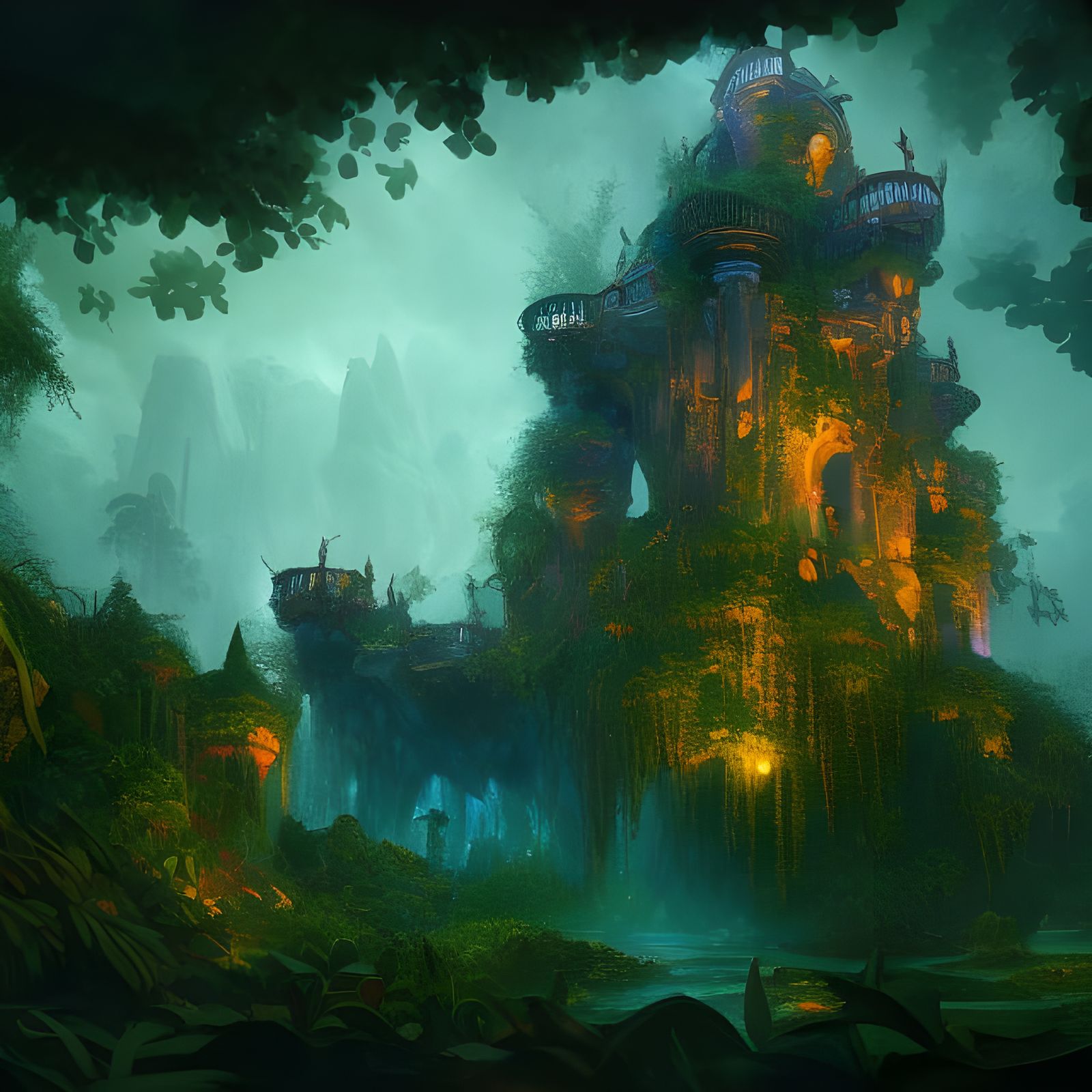Jungle castle