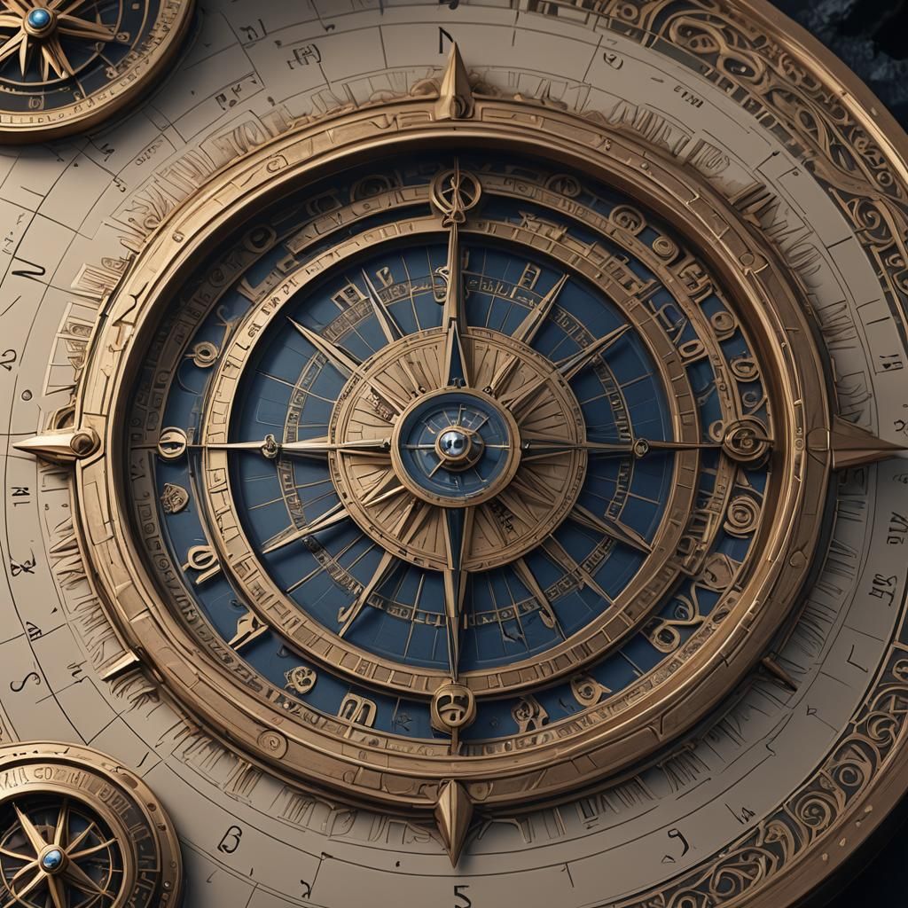 Compass with Lincoln Navigator: Detailed Matte Painting