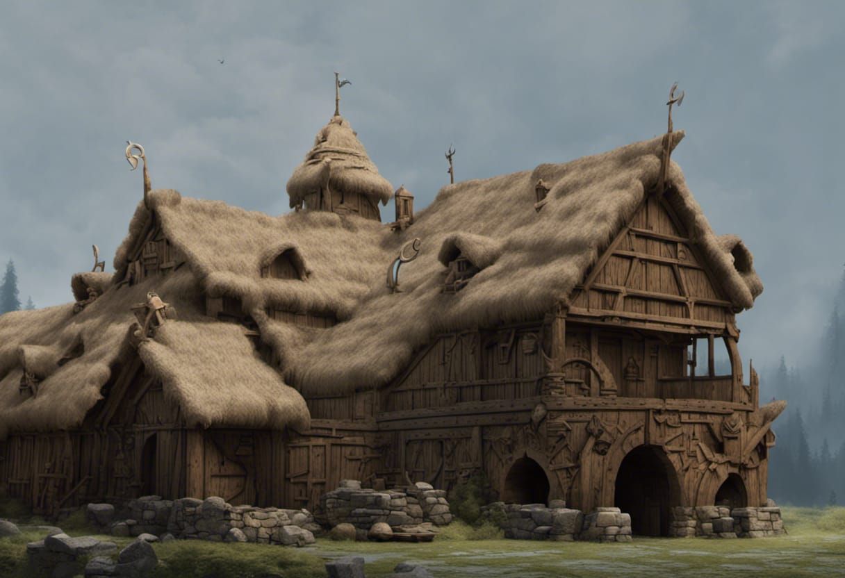 Viking City at River Confluence