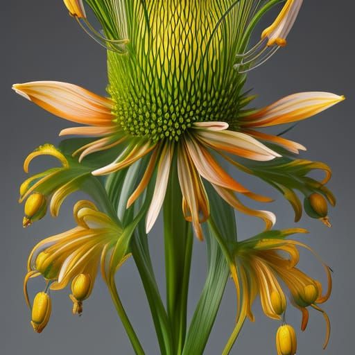 Fairytale Fritillaria Imperialis in Vivid Colors