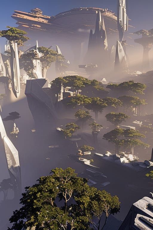 Futuristic Chapel Celebrates Galactic Wars in Sci-Fi Style