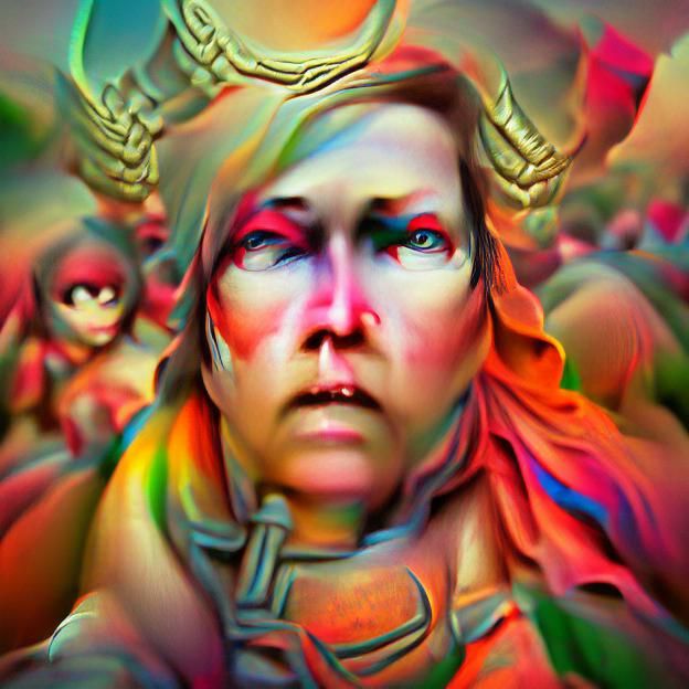 Woman Warrior Torn Between Good and Evil