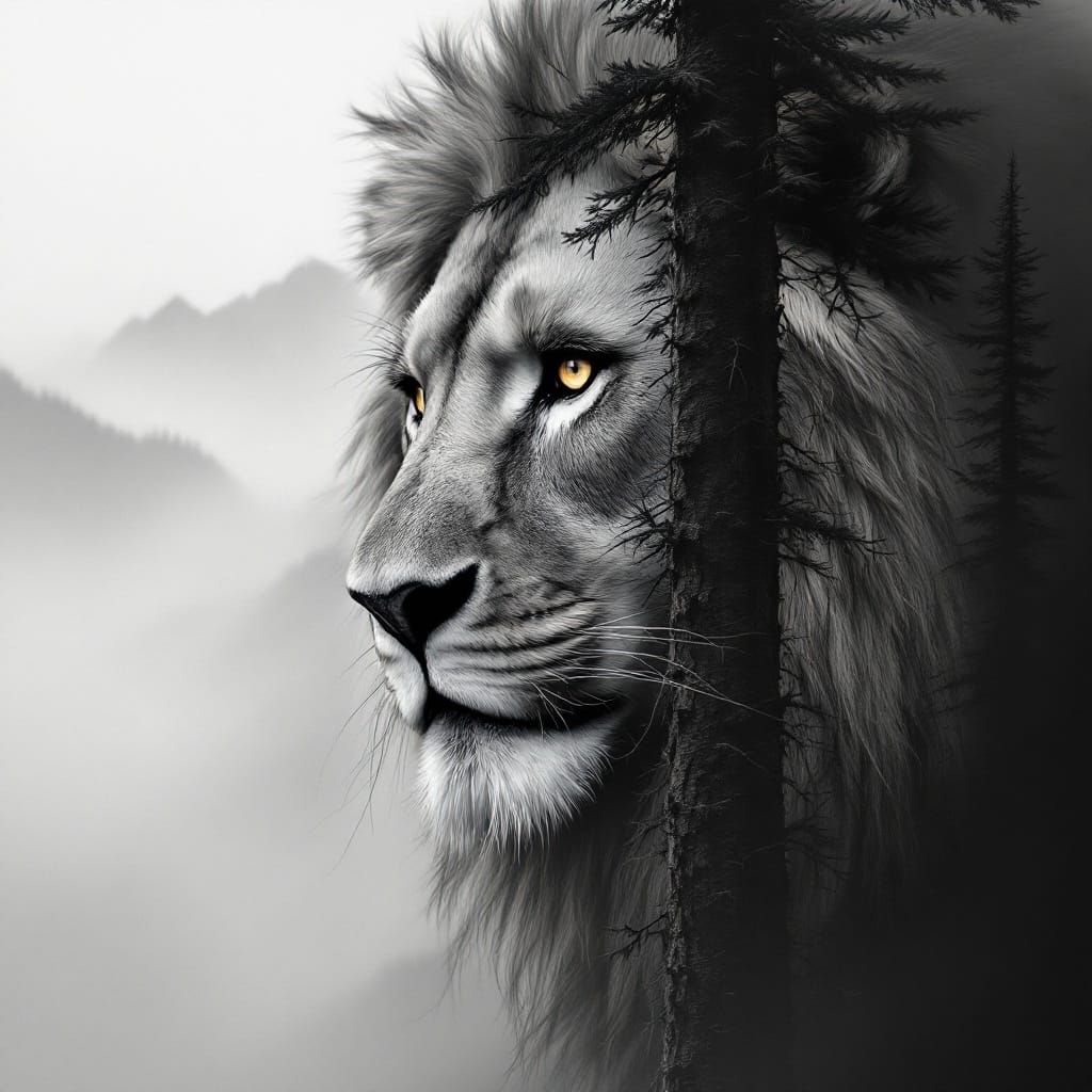 Ancient Wisdom Tattoo in Hyper-Realistic Black and Grey Ink