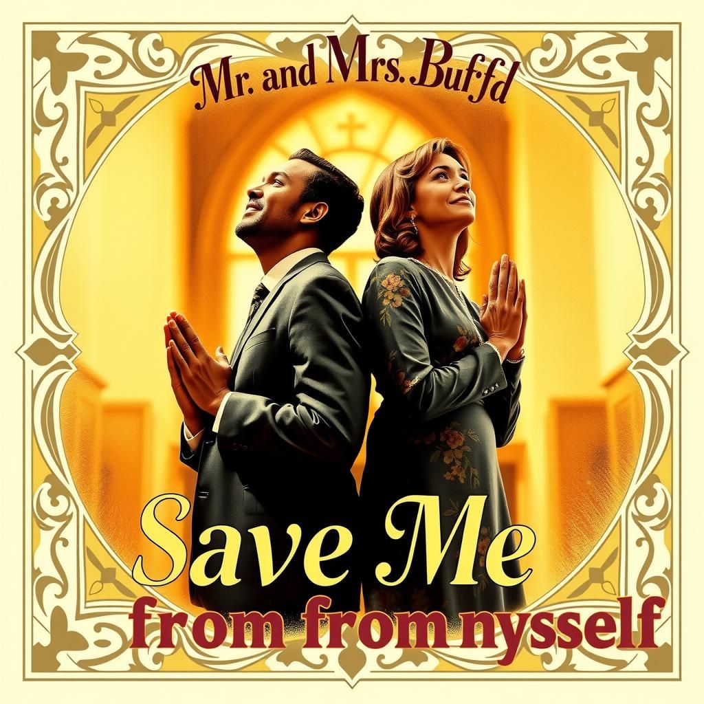 1960s Gospel Album Cover with Praying Couple