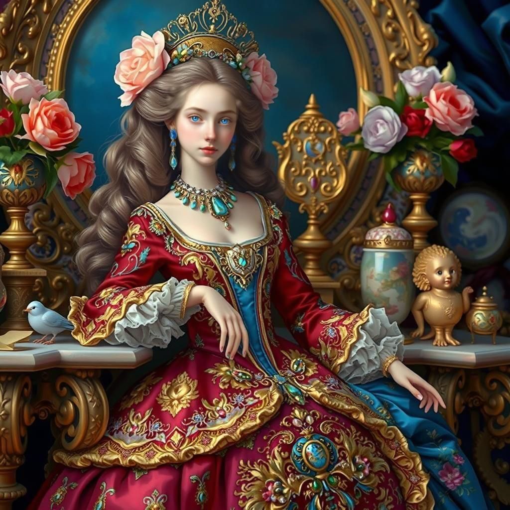 The Young Duchess and Her Toys