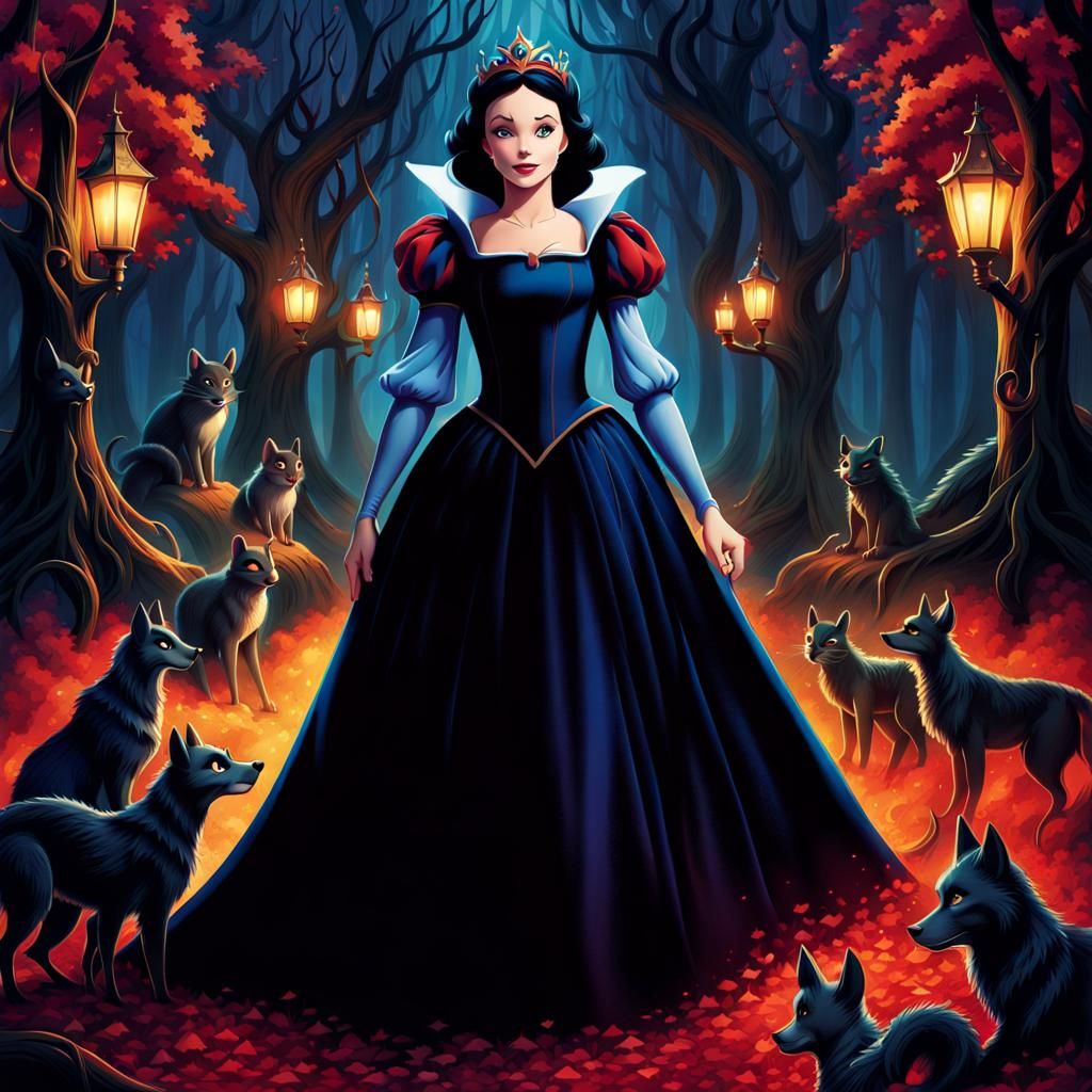 Dark Fairytale: Twisted Disney Princesses in Ominous Kingdom