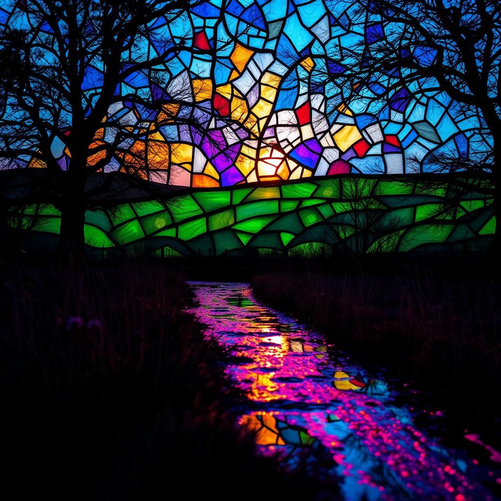 Bioluminescent Countryside: Extreme Close-Up