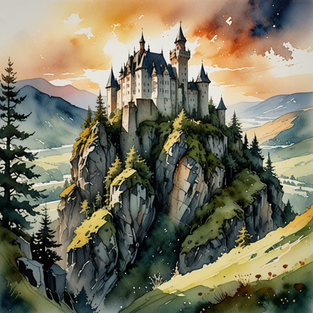 The Majestic Castle of Landštejn
In the heart of Bohemian Canada, where mists drift softly over rolling forests and wind...