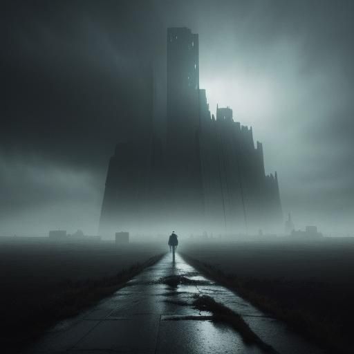 Eerie Dystopian Landscape Inspired by Beksiński