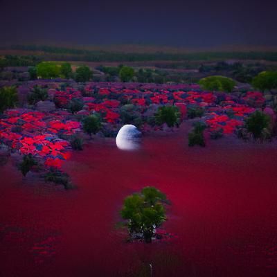 Close-Up of a Colorful Flower Field