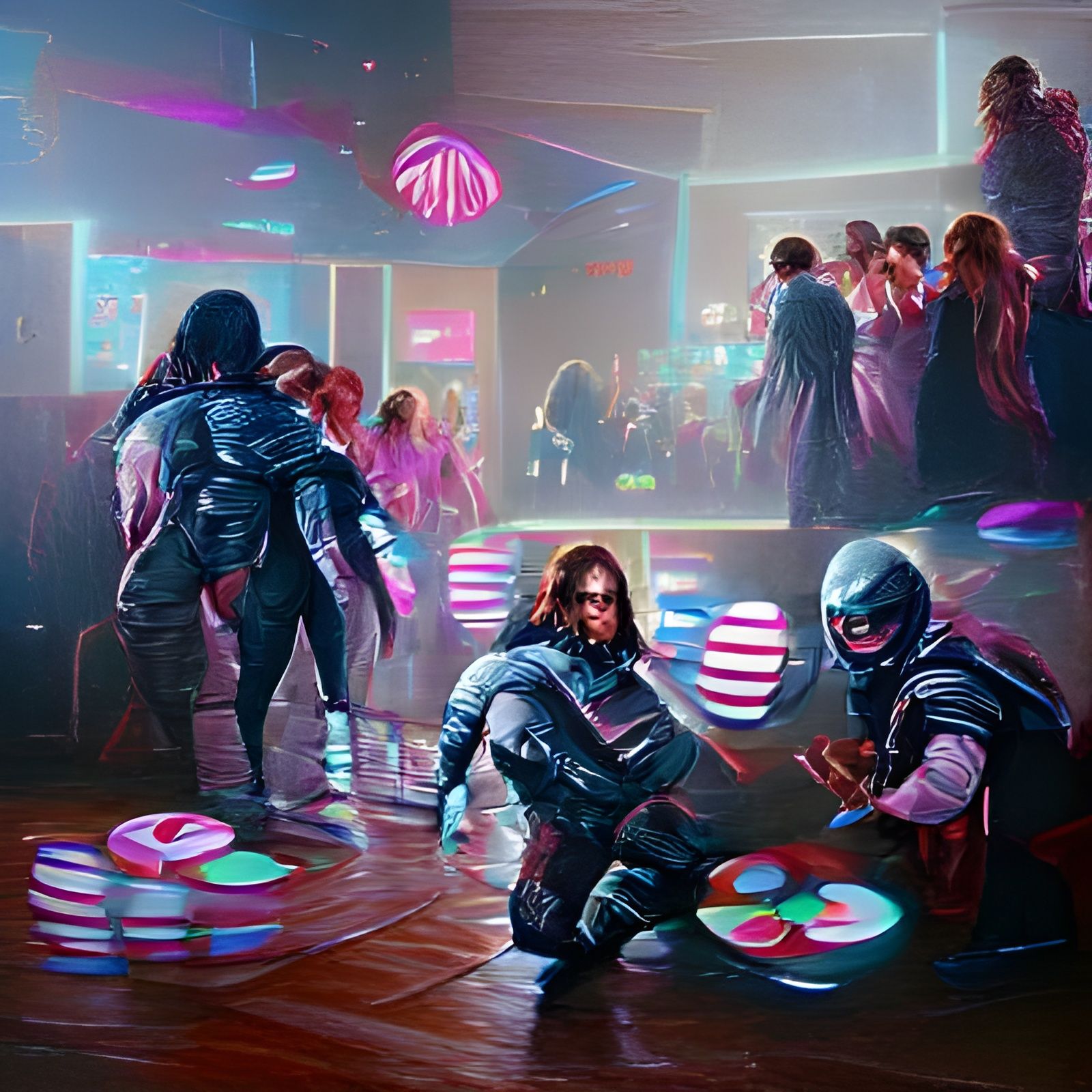 Winter Soldier's Retro Synthwave Disco Party