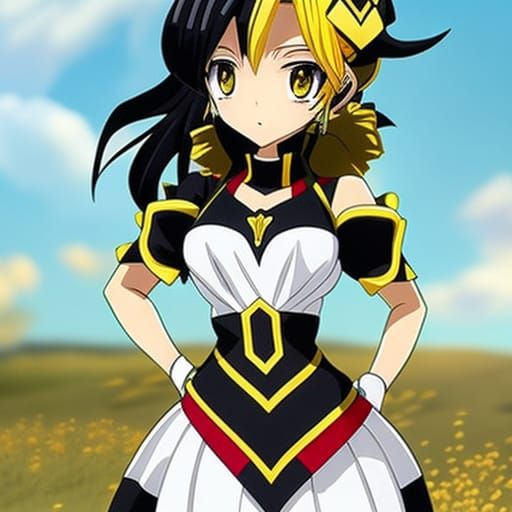 Anime Queen Bee Girl Character