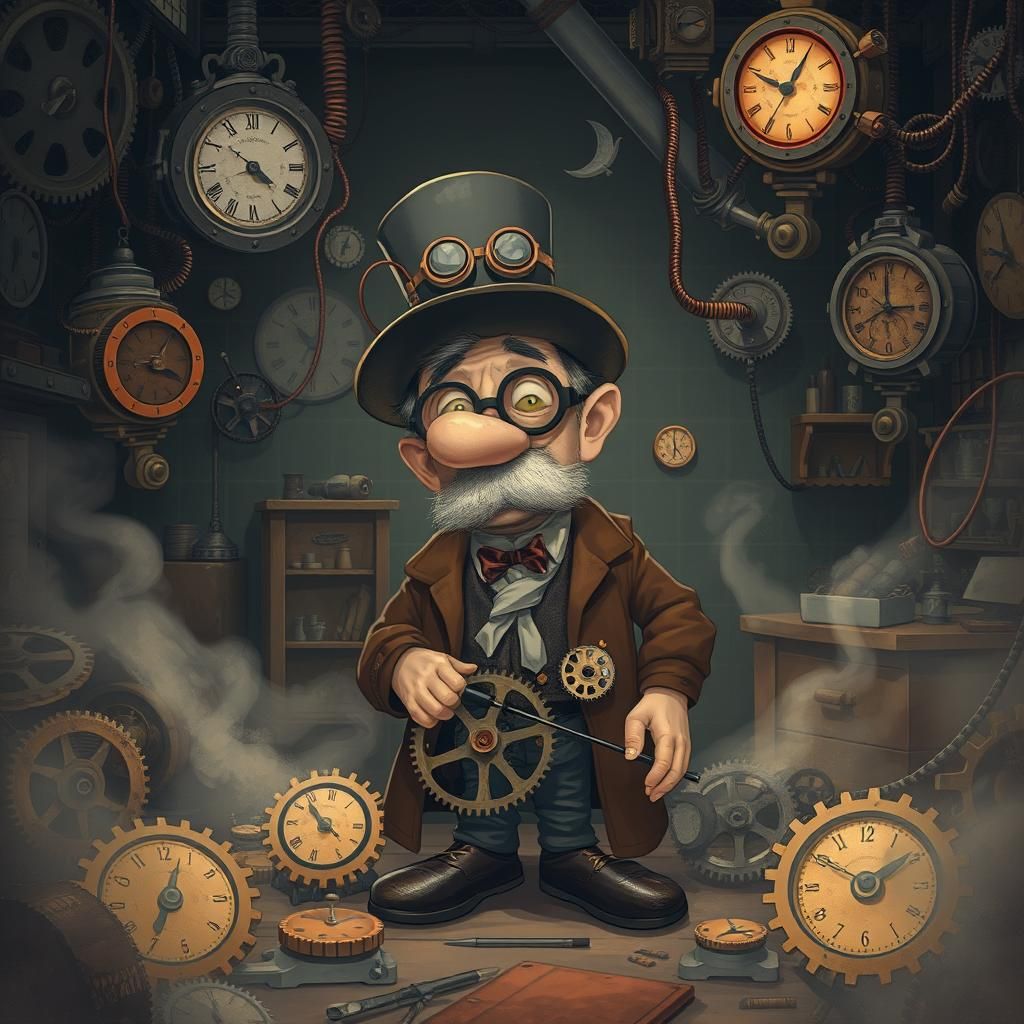 Professor Tock……in the adventure “ The hands of time”.