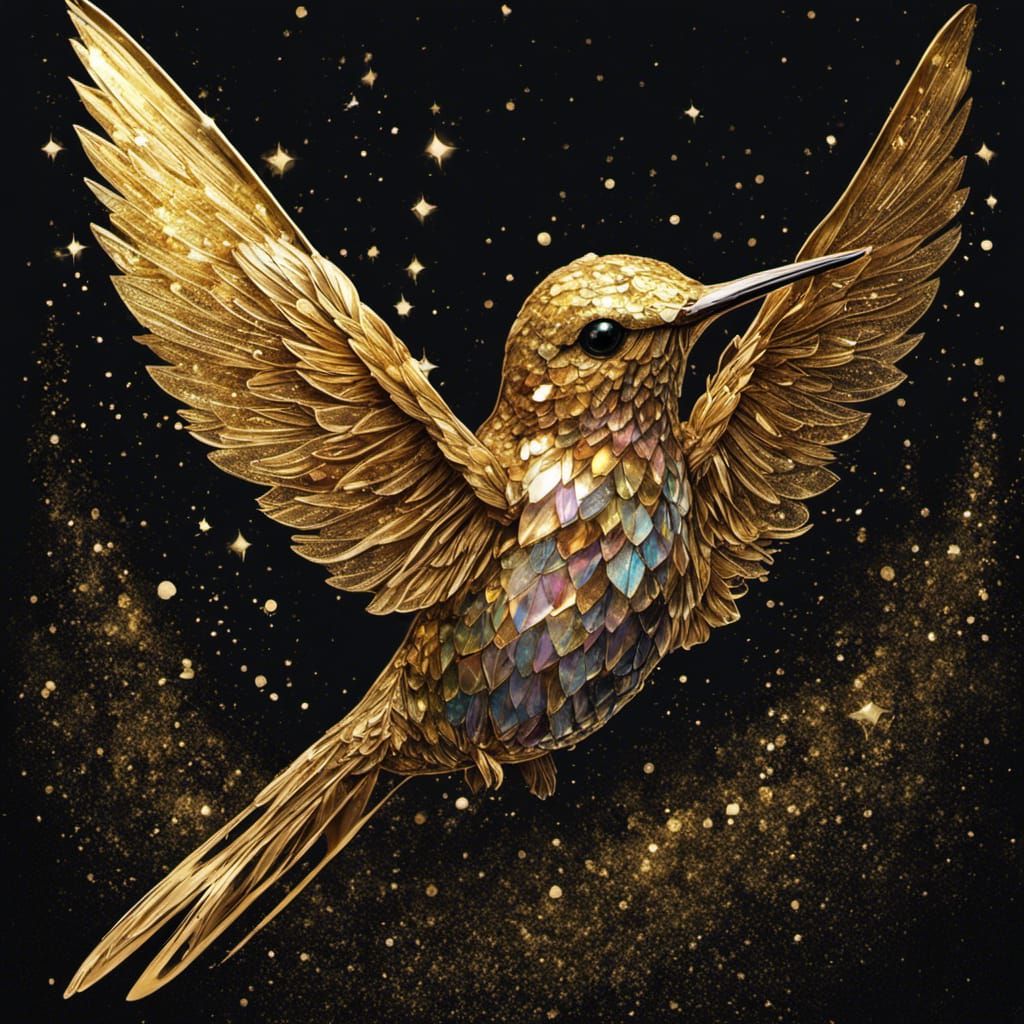 Glitter Hummingbird