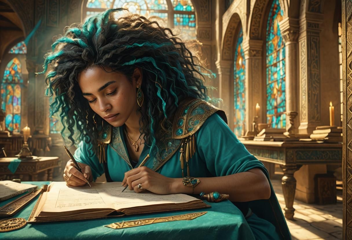 North African Library: Fantasy Concept Art