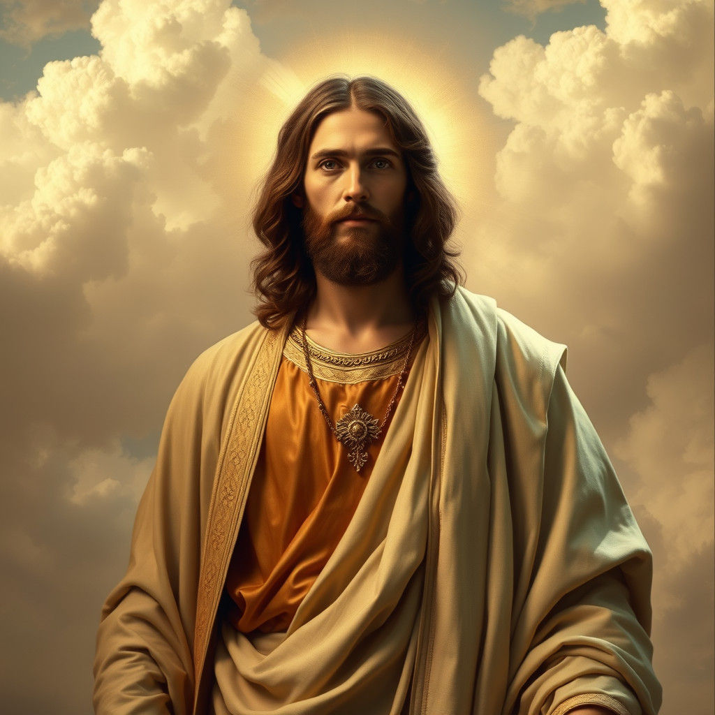 Regal Jesus Christ in Renaissance Style