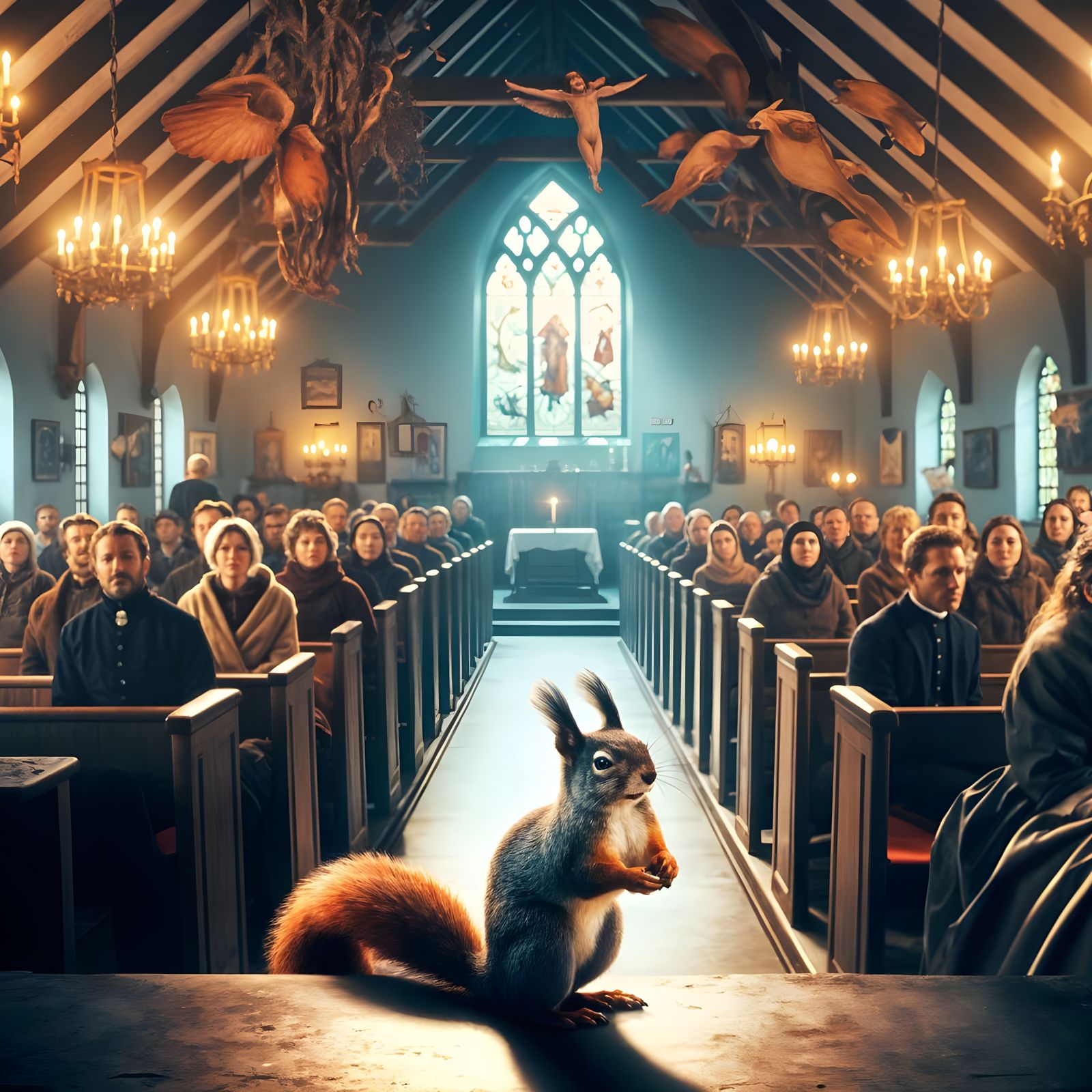 "Somethin's got a hold on me! YEOW!"