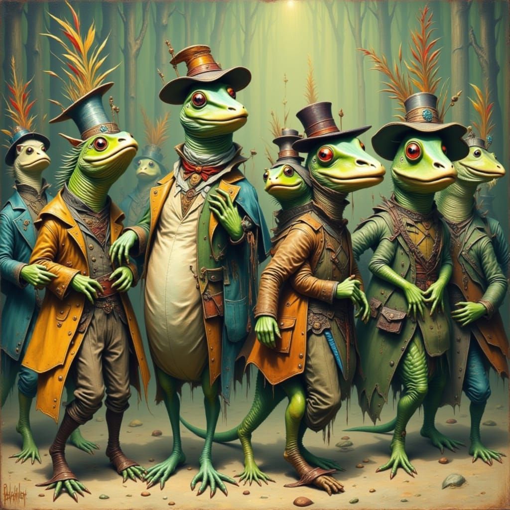 High Fashion Frogs