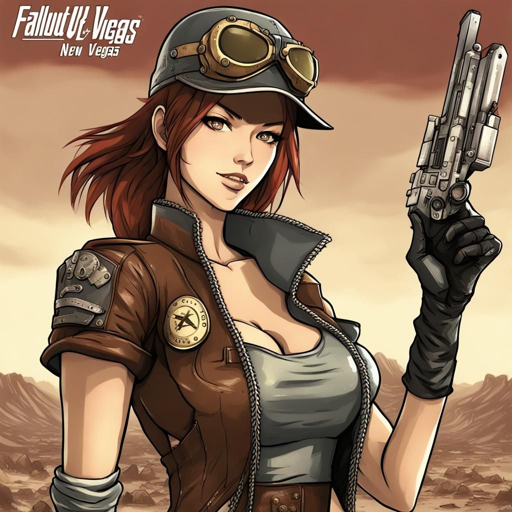 Anime-Style Raider in Fallout: New Vegas