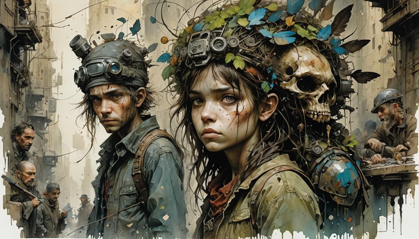 Dystopian Masterpiece: Suspicious Minds in Hyper Detail