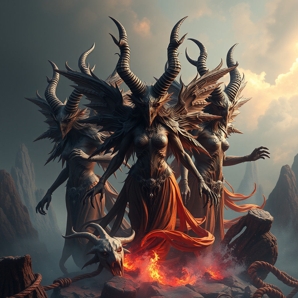 Erinyes: Goddesses of Vengeance Concept Art