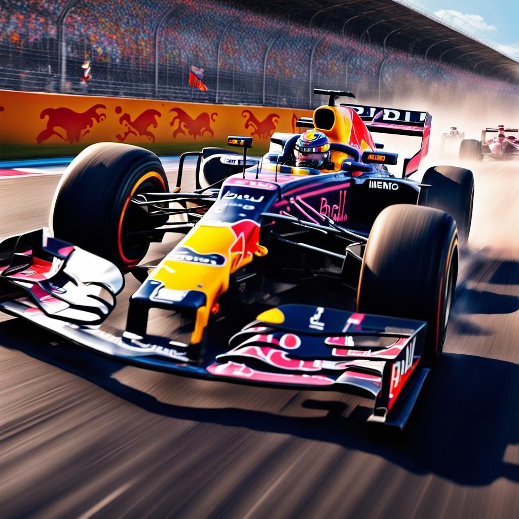 Sergio Perez driving his Red Bull