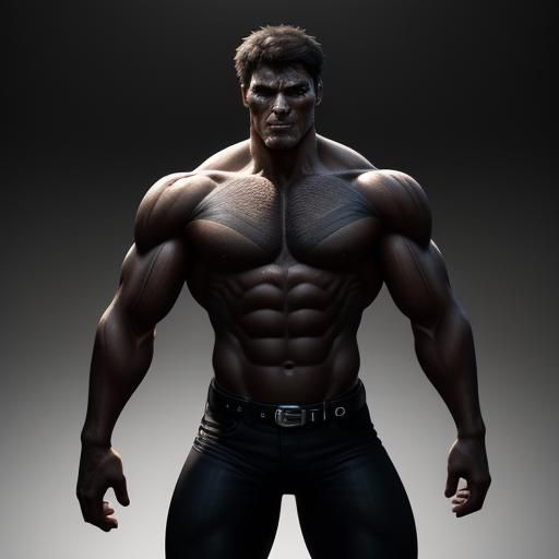 Hyper-Realistic 3D Render of Anthropomorphic Rottweiler