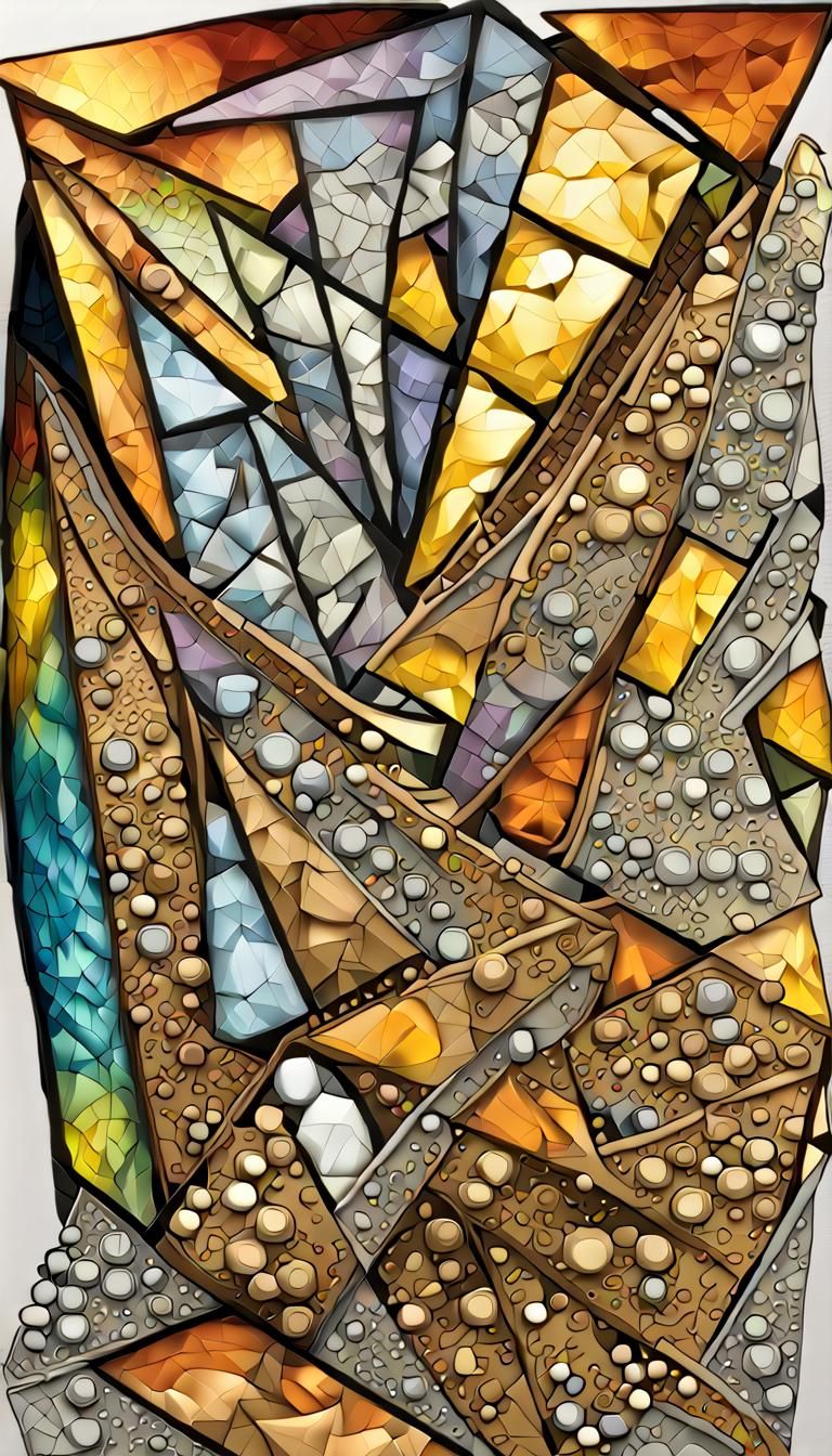 Zentangle Iridescent Masterpiece 
Crystal Cubism Crystal Cub...