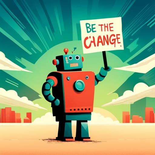 Robot Urges Change in Shaun Tan Style