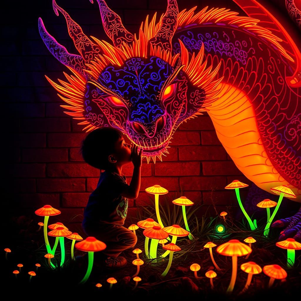 The boy and his dragon