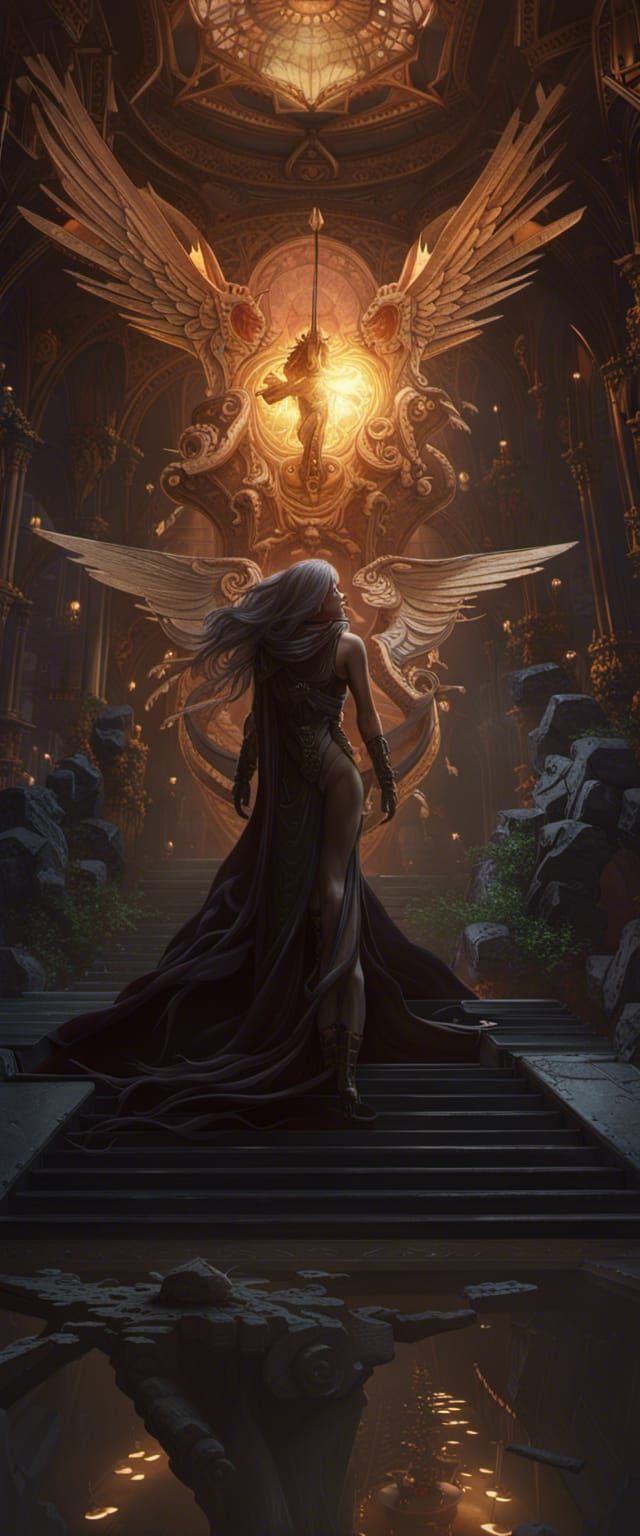 Angel of Death: Dark Fantasy Concept Art