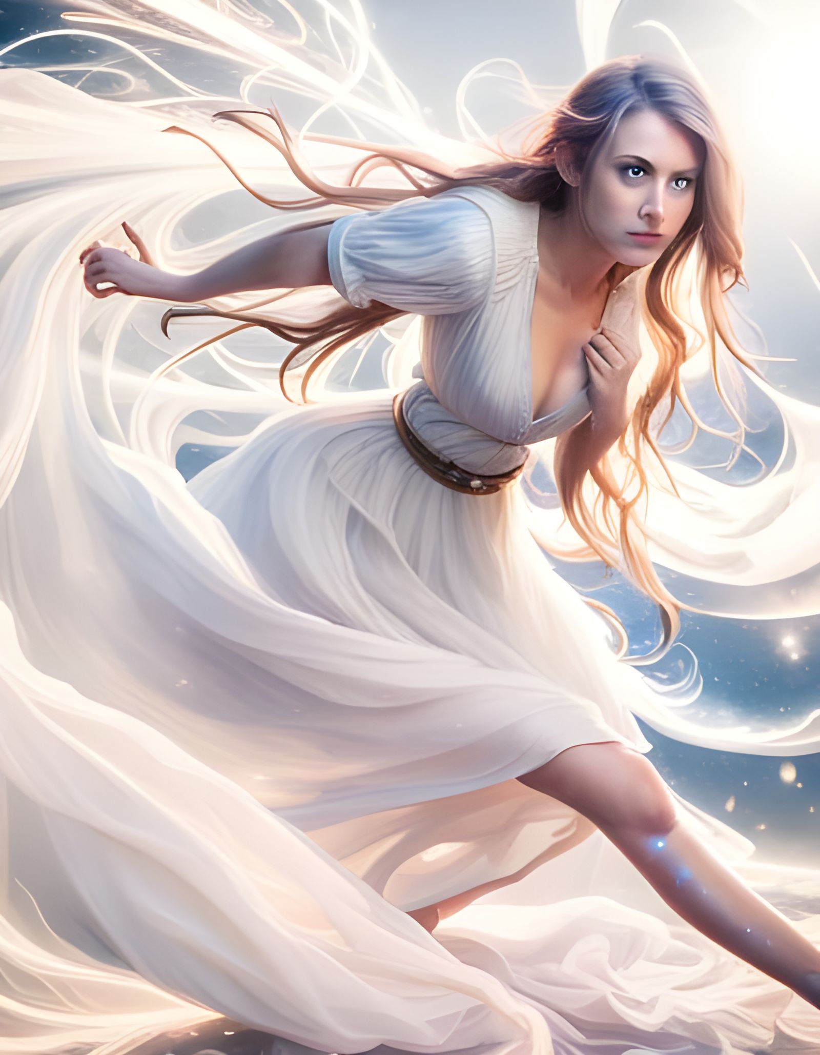 Frothing Sparkling Motes Fill the Air