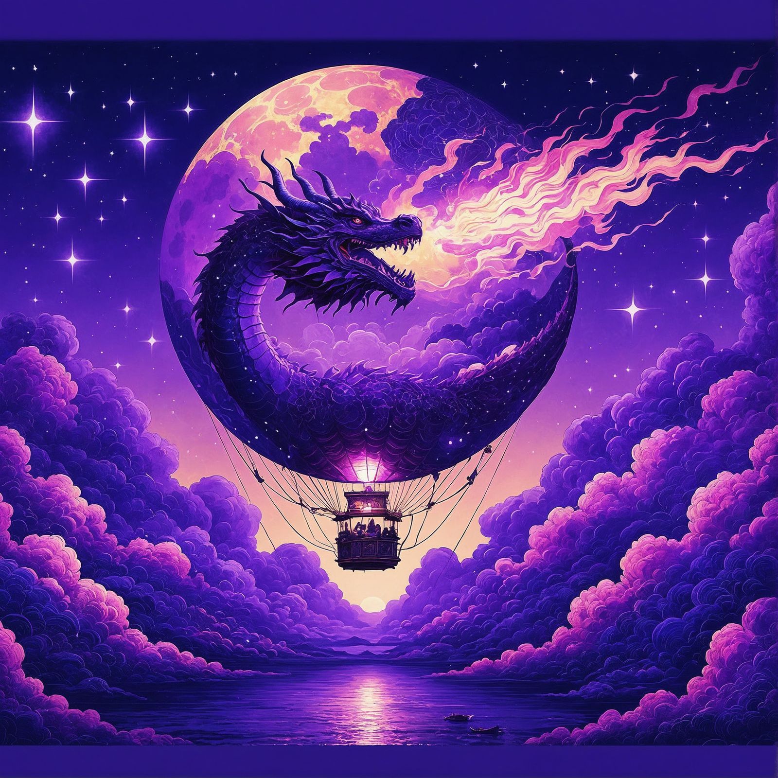 Fire Breathing Dragon Hot Air Balloon