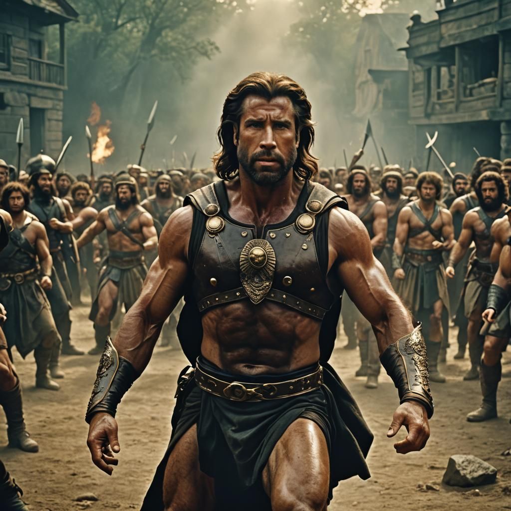Live-Action Hercules Cinematic Film Still