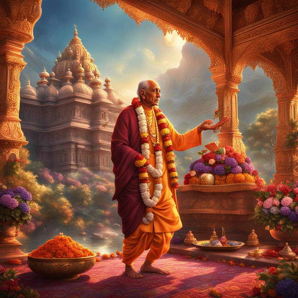 Blessings Rendered as Detailed Matte Painting