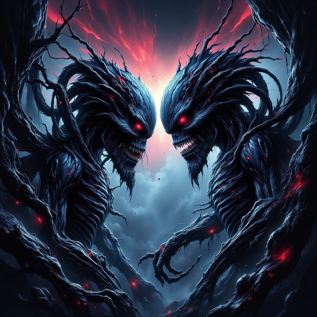 Alien vs Predator and E.T. on Alien Planet