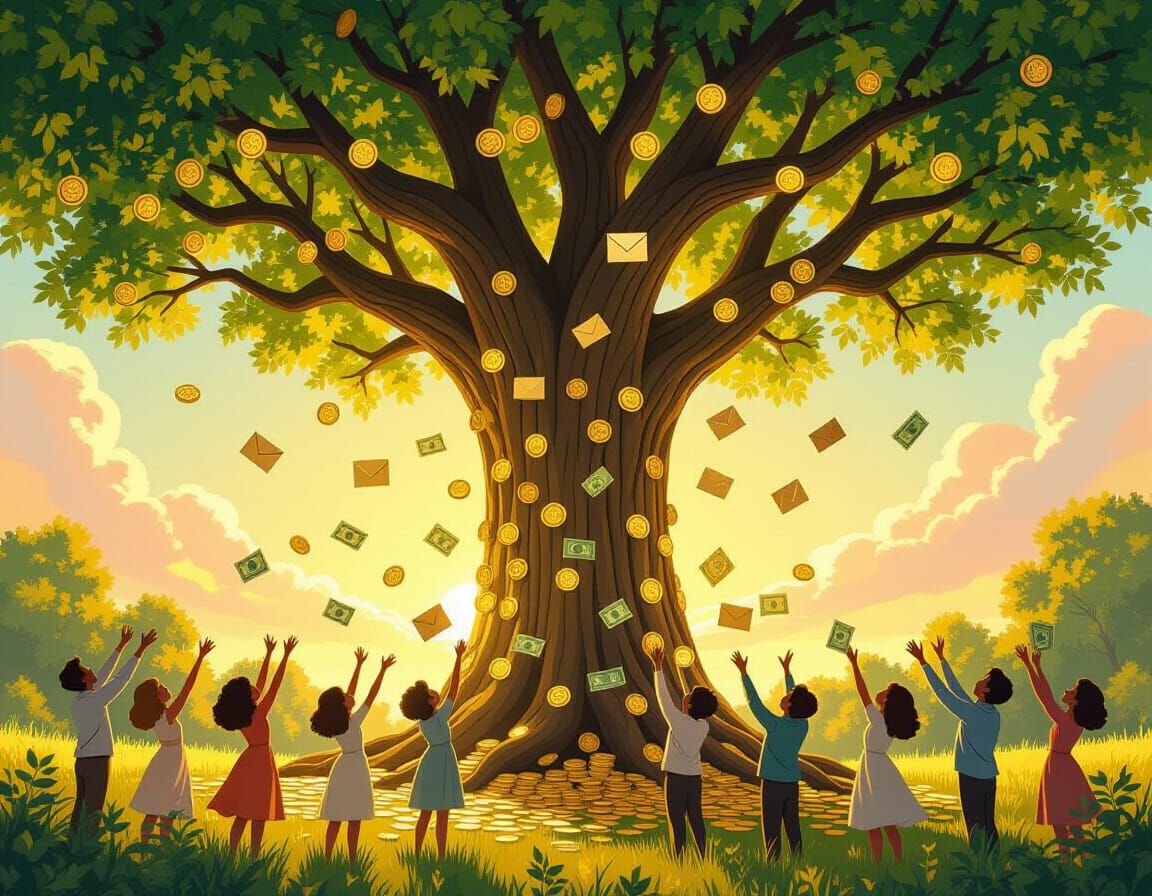 Magical Tree of Wealth and Joy