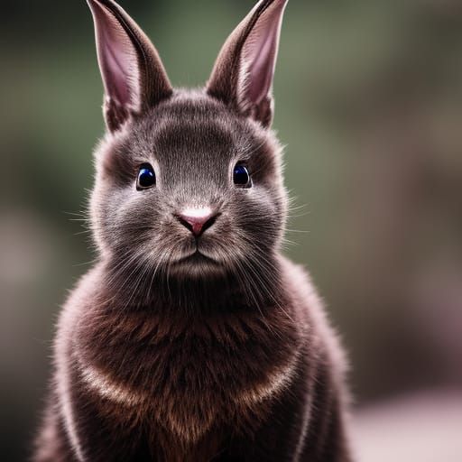 Fantasy Rabbit Portrait in Intricate Details