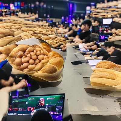 Crowded Esports Arena: A Gamer's Paradise