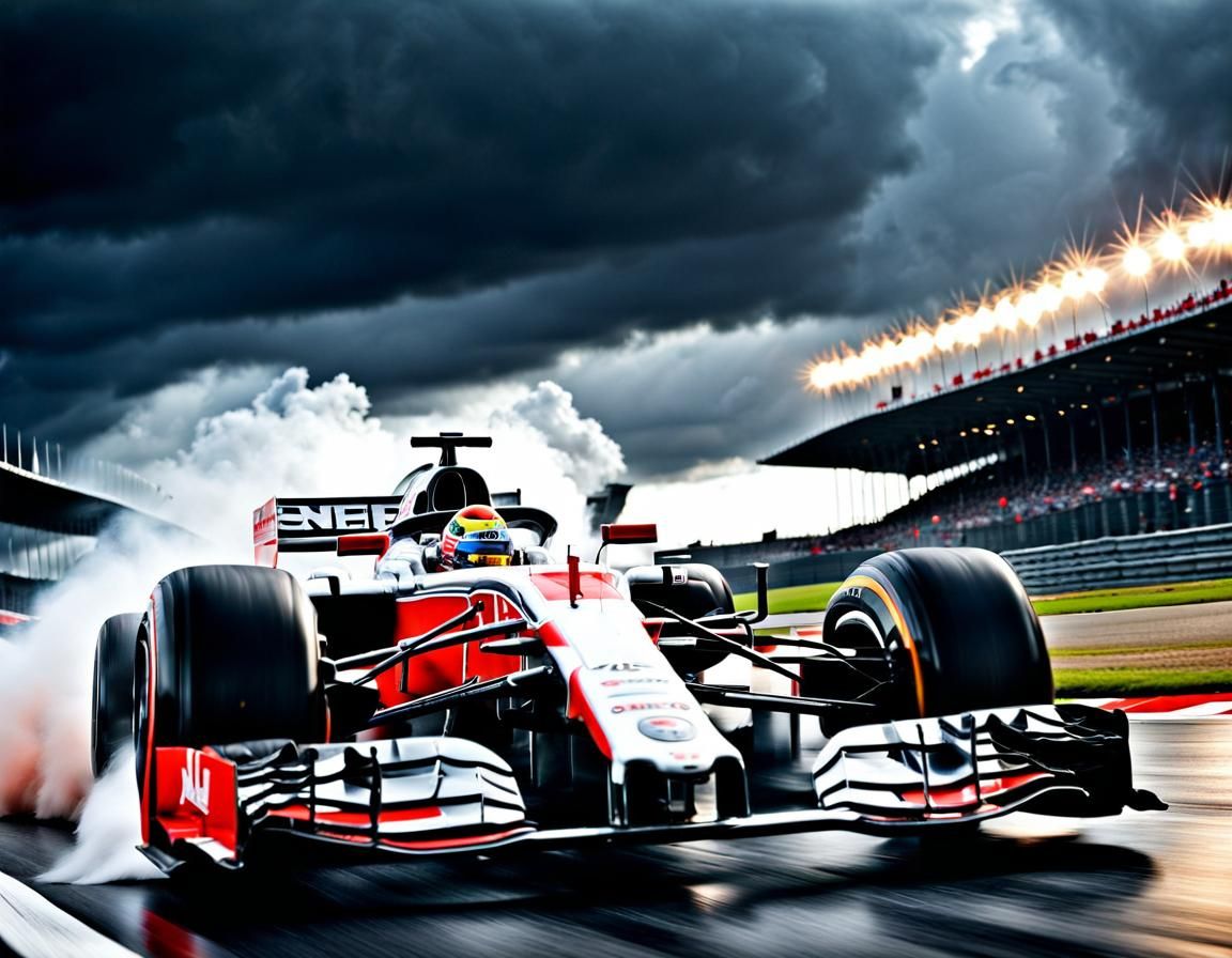 Formula One Car Racing in Photorealistic Detail