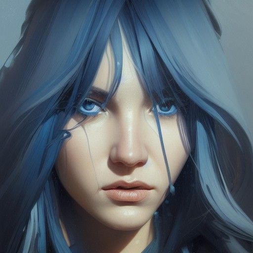 Detailed Portrait with Dynamic Lighting and Rich Colors