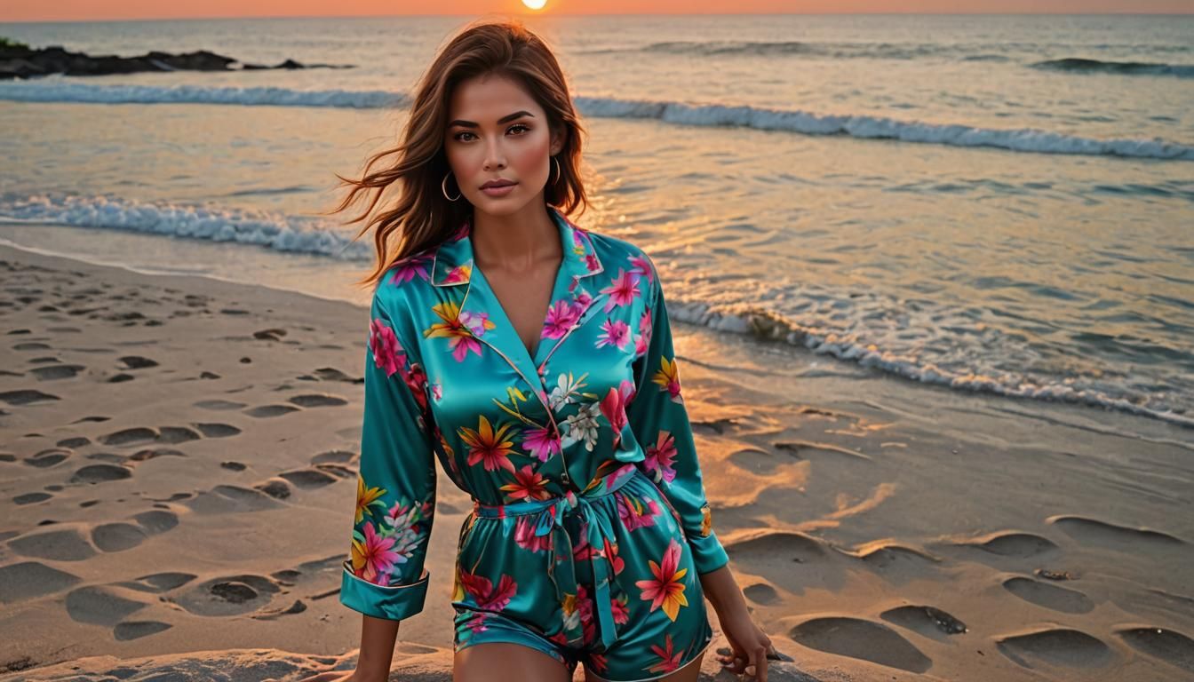 Pajama Lady's Sunset Karma in Panama