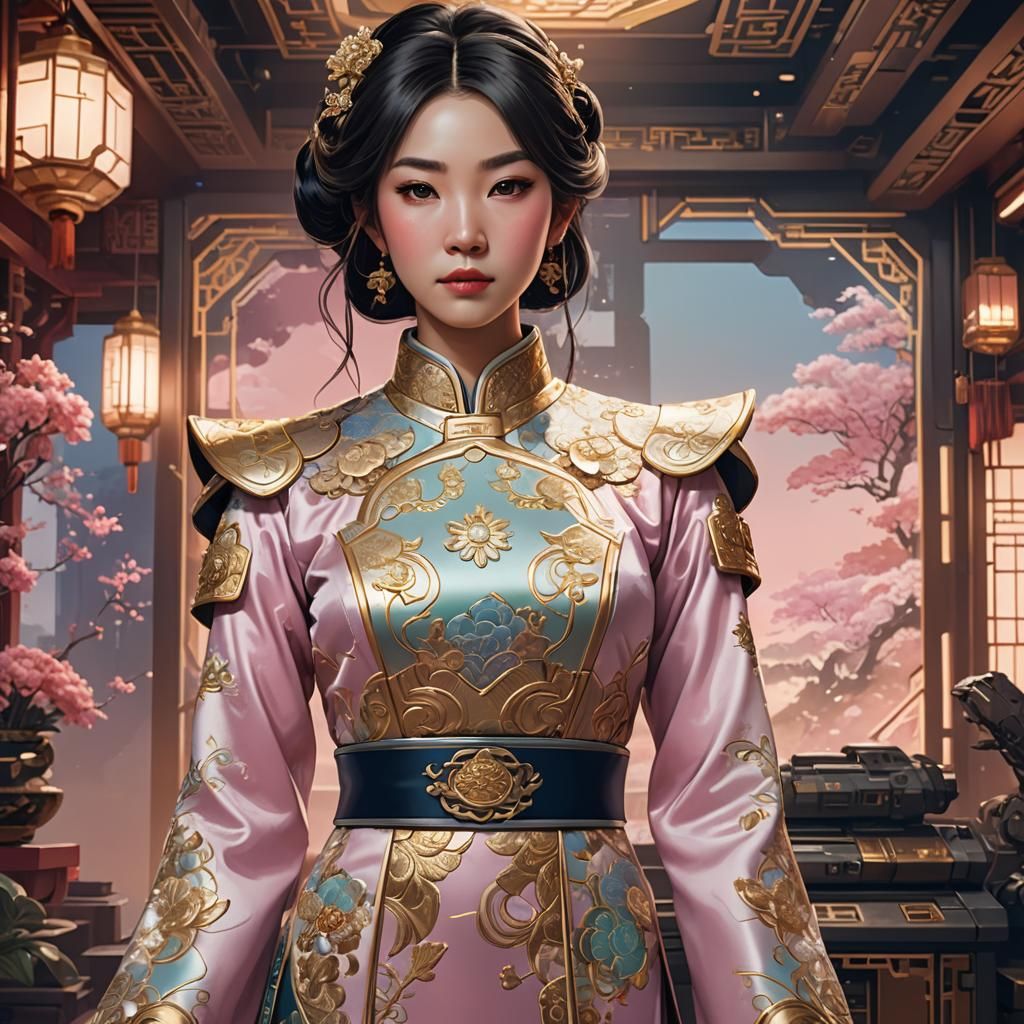 Sci-Fi Chinese Princess in Battletech Universe