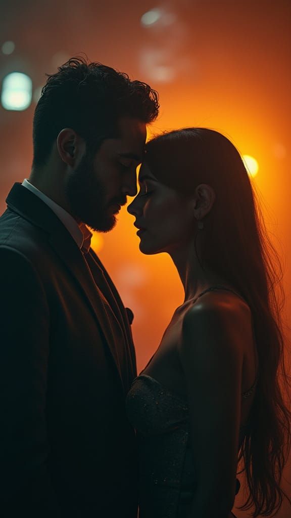 Intimate Mecha Pilot Portrait with Moody Lighting