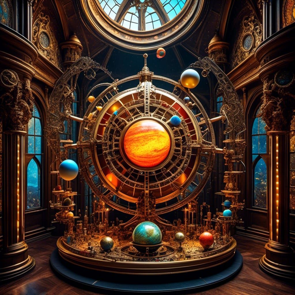 Solar system machine