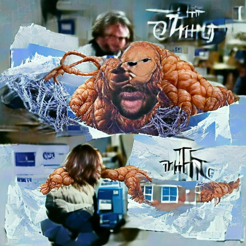 Abstract AI-Generated Visual from Empty Prompt