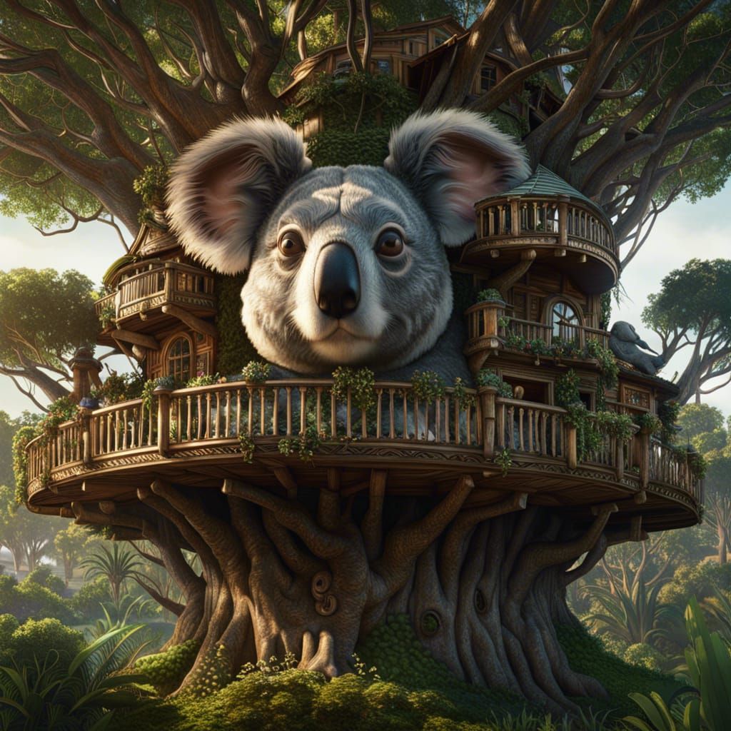 Koala tree house...