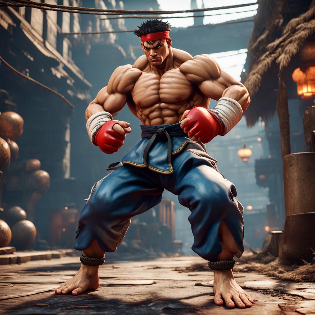 Street Fighter: Epic 3D Game Cinematic Render